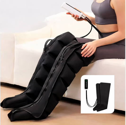 6 Airbag Air Compression Massage Boots Pneumatic Boots Used for Circulation and Leg Muscle Relaxation to Relieve Varicos Veins